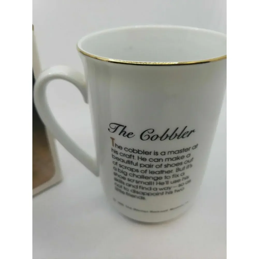 Vintage Norman Rockwell The Cobbler Mug from N Rockwell Museum‎ 1982 New In Box